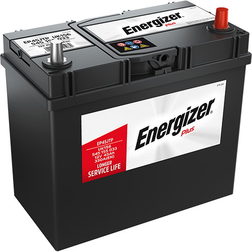 Аккумулятор Energizer 45 о.п. (B24L тонк. кл.) 545 155 033 Plus