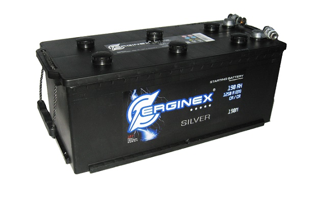 Аккумулятор Erginex 6СТ-190 L (4) (широкий 240мм) под болт